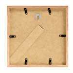 Eiken houten fotolijst 30x30 Achterzijde