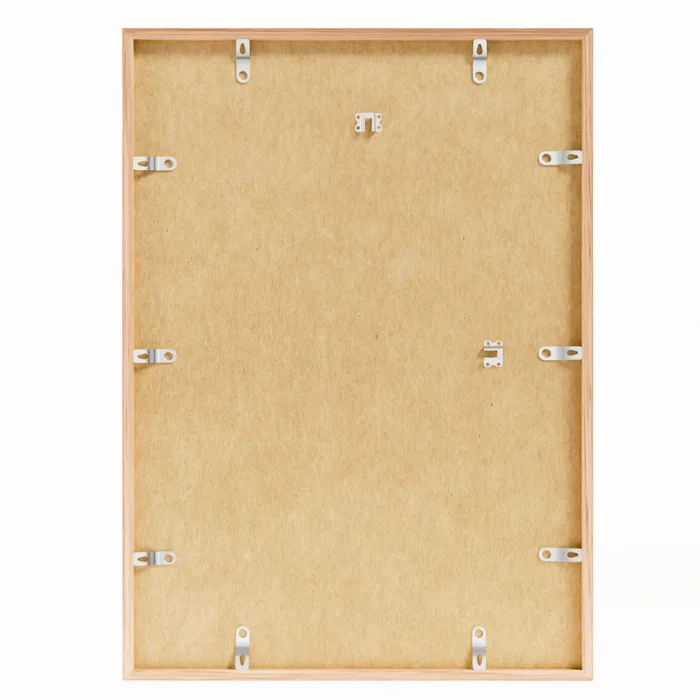 Eiken houten fotolijst 50x70 B2 Achterzijde