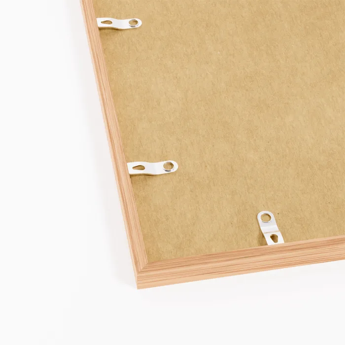 Eiken houten fotolijst 50x70 B2 Zijkant